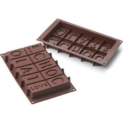 E-shop Silikónová forma na čokoládu I LOVE CHOCOLATE