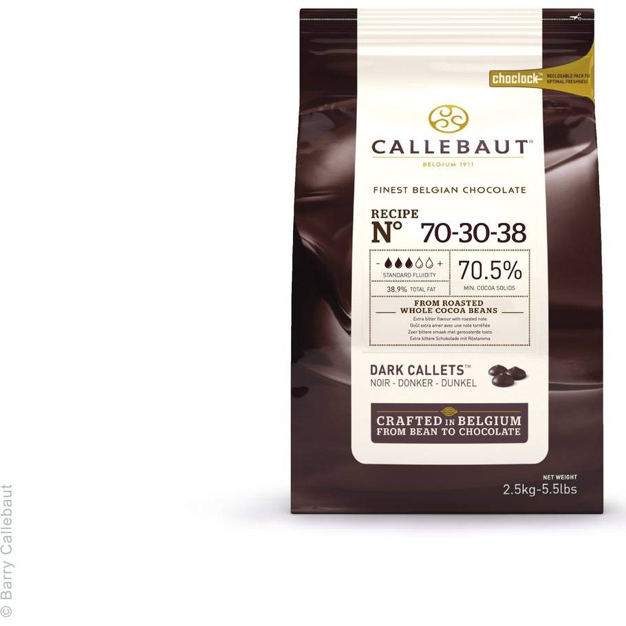 Belgická čokoláda 70 % 2,5 kg – horká