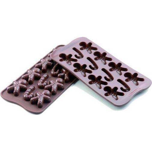 E-shop Silikónová forma na čokoládu – pán perníček