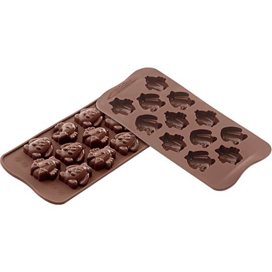 E-shop Silikónová forma na čokoládu – veľkonočné zvieratká