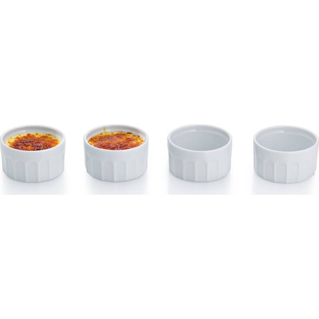 Porcelánová miska na creme brulee 1 ks Mallen 9 x5 cm KL-10759