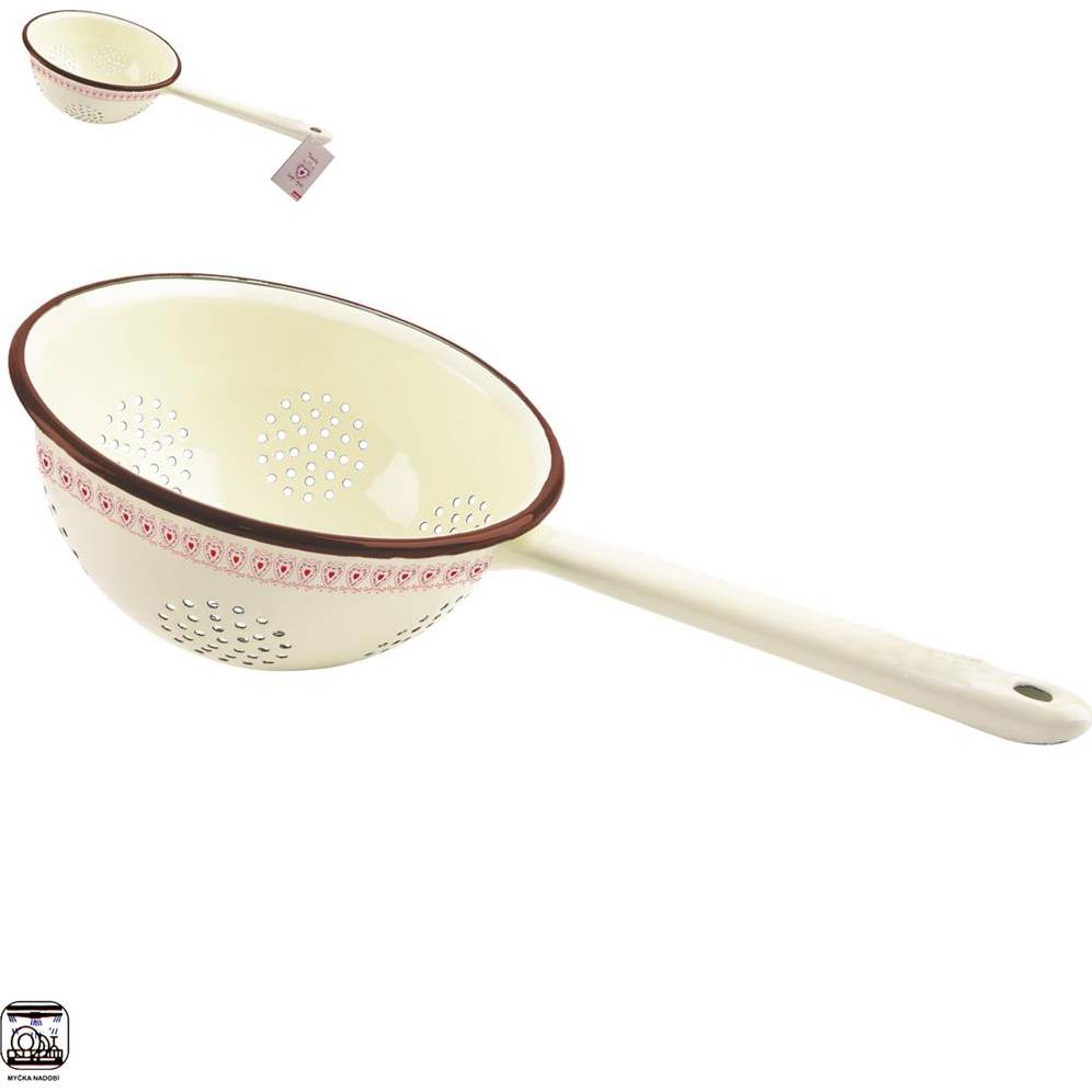 Cedník smalt 18cm TONČA