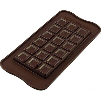 E-shop Silikónová forma na čokoládu – zdobená čoko tabuľka