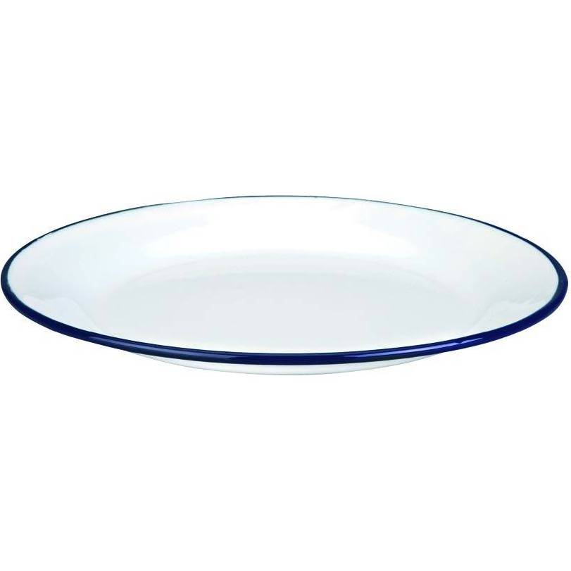 E-shop Smaltový tanier MODROBIELY O 26 cm hlboký
