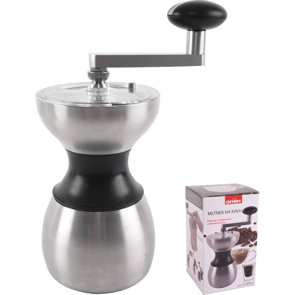 E-shop Orion Nerezový mlynček na kávu, 23 cm