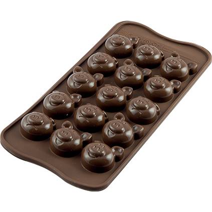 E-shop Silikónová forma na čokoládu prasiatka