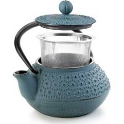 Liatinová kanvička na čaj modrá Manaos 300 ml
