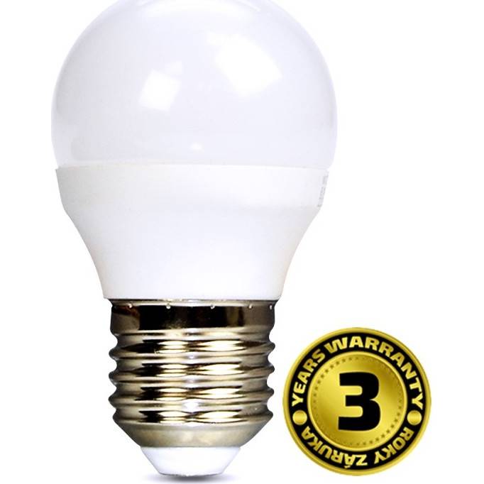 Solight LED žiarovka, miniglobe, 6W, E27, 4000K, 450lm
