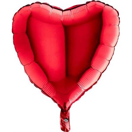 E-shop Nafukovací balónek červené srdce 46 cm