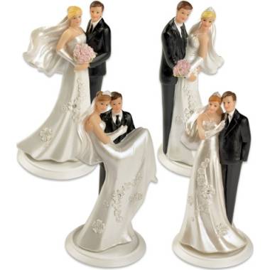 E-shop Svatební figurka na dort 1ks 145mm