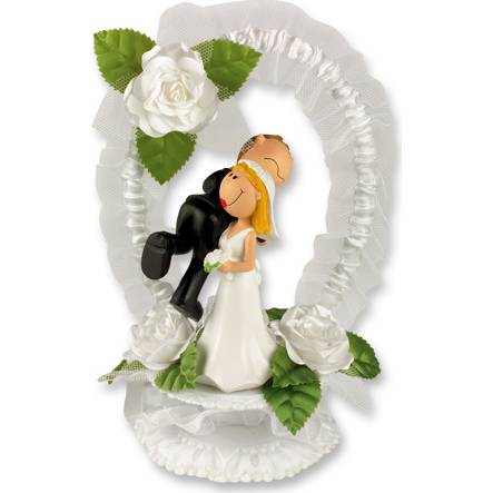 E-shop Svatební figurka na dort 1ks ženich na útěku 240mm