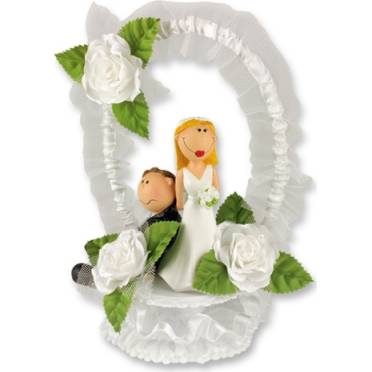 E-shop Svatební figurka na dort 1ks přinucený ženich