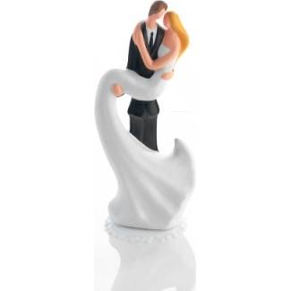 E-shop Svatební figurka na dort 1ks porcelánová Modern 208mm
