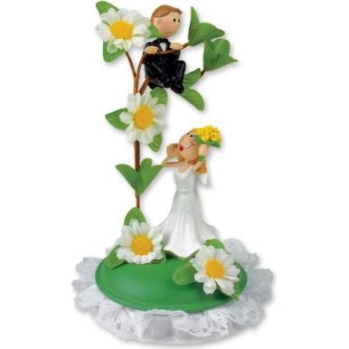 E-shop Svatební figurka na dort 1ks ženich na stromě 145mm
