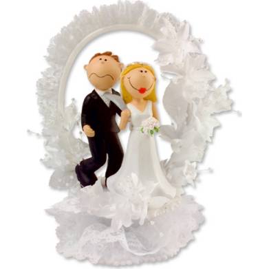 E-shop Svatební figurka na dort 1ks nešťastný ženich 220mm