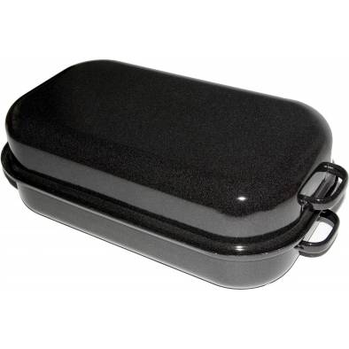 Oboustranně smaltovaný dvoupekáč Sfinx velikost 35 cm (vnitřní rozměr), síla plechu 1 mm