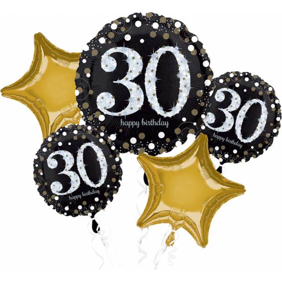 E-shop Fóliový balónek 5ks narozeniny 30
