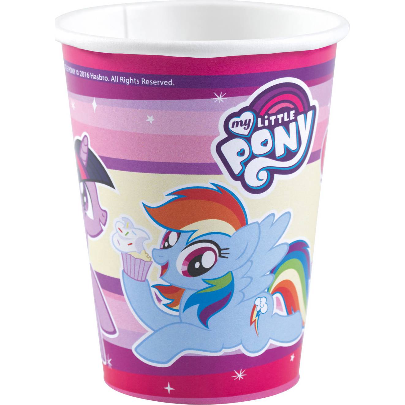 Papierové poháriky My Little Pony 8 ks 250 ml