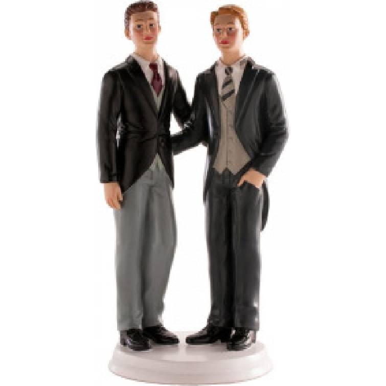 Svatební figurka na dort pro Gay pár