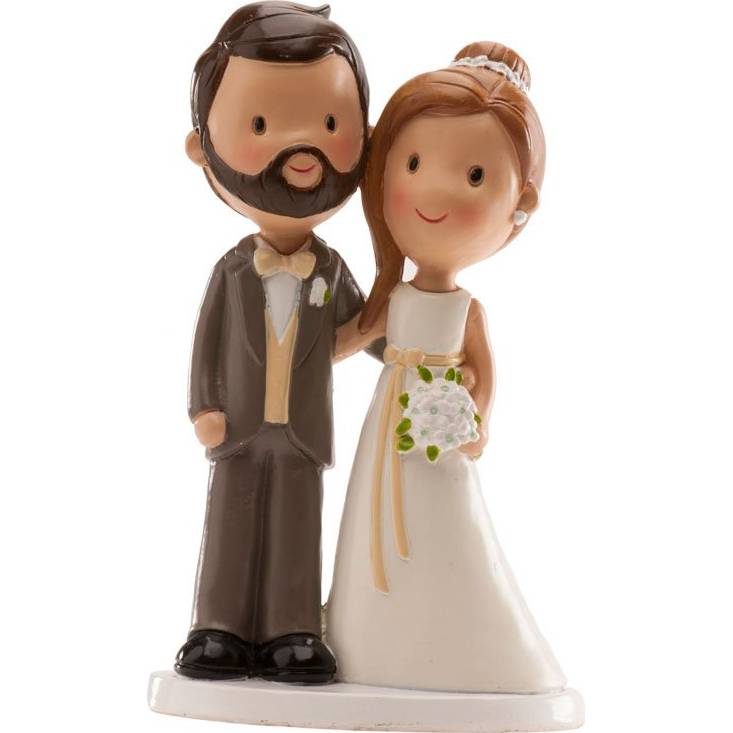 E-shop Svatební figurka na dort 14cm novomanželé