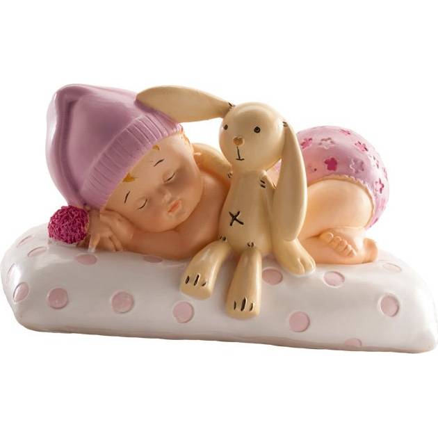 E-shop Figurka na dort spící miminko holčička
