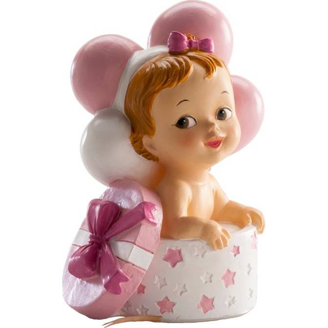 E-shop Figurka na dort miminko holčička 10,5cm v krabičce