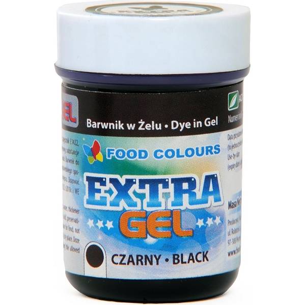 E-shop Gelová barva extra černá 35g