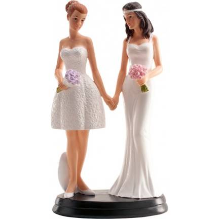 E-shop Svatební figurka na dort 20cm ona a ona lesbičky