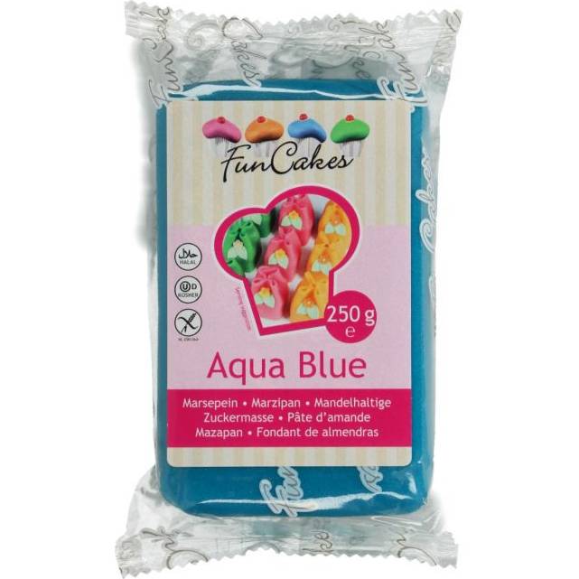 E-shop Vynikající marcipán 1:5 Aqua Blue 250g