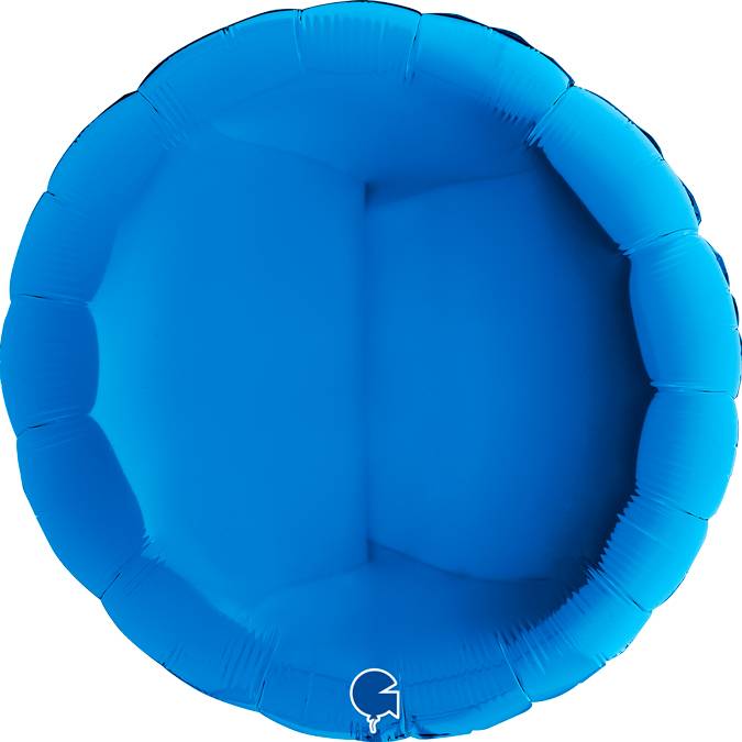 E-shop Nafukovací balónek kulatý 91cm modrý