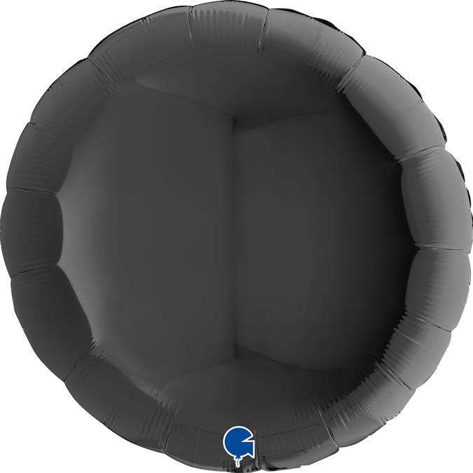 E-shop Nafukovací balónek kulatý 91cm černý