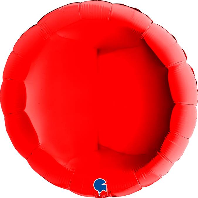 E-shop Nafukovací balónek kulatý 91cm červený