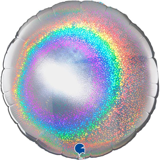 E-shop Nafukovací balónek kulatý 91cm hologram