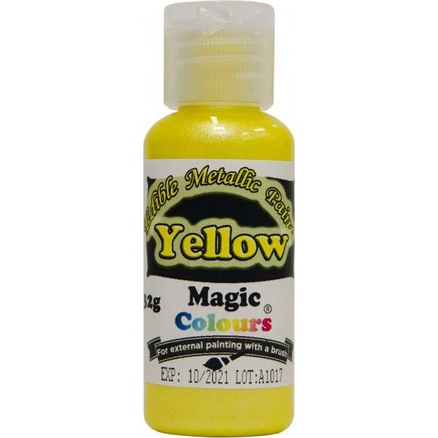 E-shop Tekutá metalická barva Magic Colours (32 g) Yellow