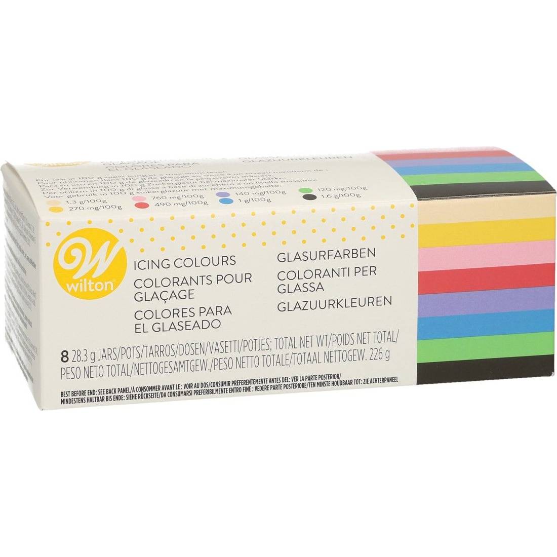 E-shop Wilton Sada gelových barev Icing Color Kit 8 x 28g