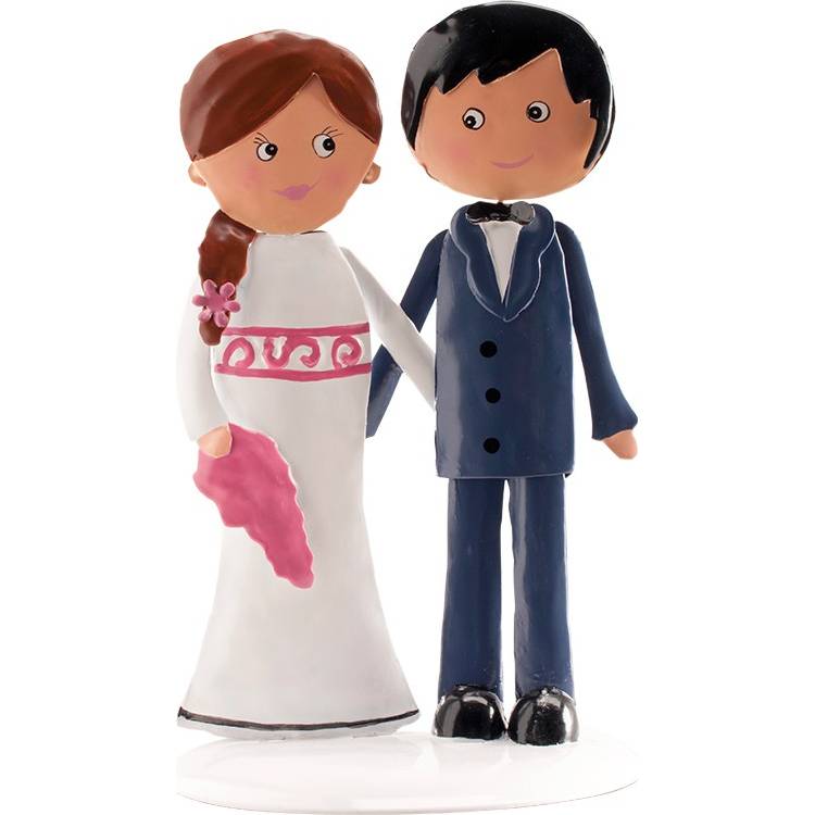 E-shop Postavička na svatební dort želežná 18cm