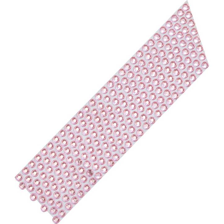 E-shop Diamantový ozdobný pás ružový 1 m