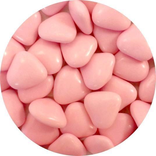 E-shop Čokoládová srdíčka růžová (50 g)
