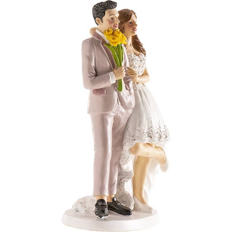 Svatební figurka na dort šťastný pár