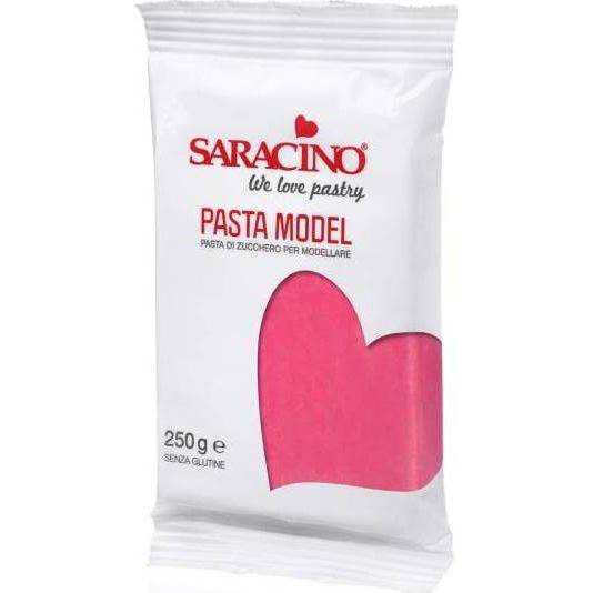 E-shop Modelovací hmota Saracino sytě růžová 250 g