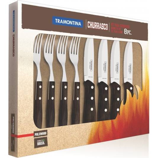 Sada příborů na steak 8ks Churrasco