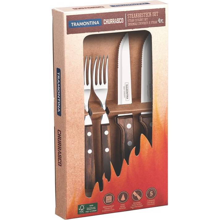 Sada příborů na steak 4ks Churrasco