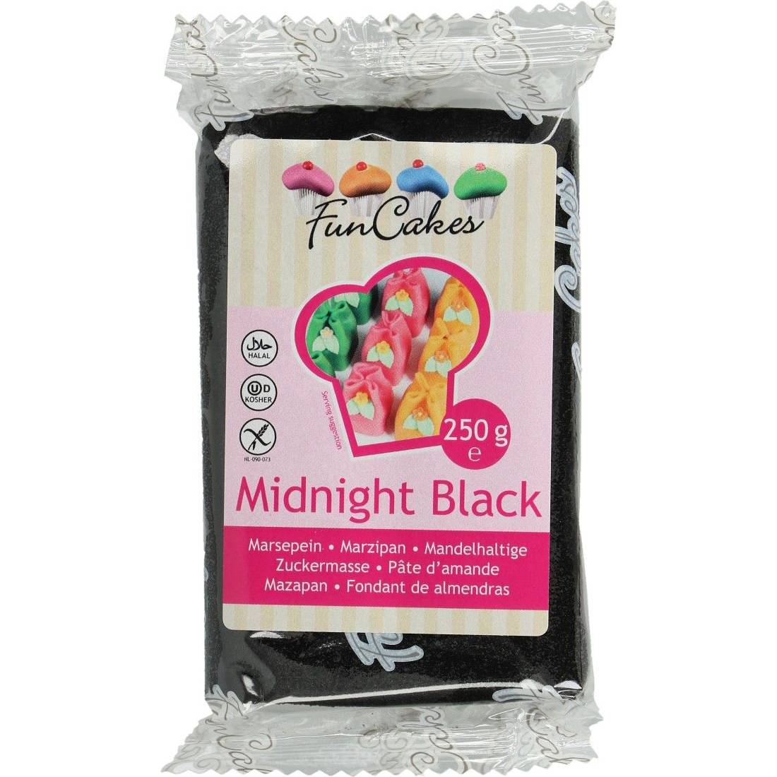 E-shop Vynikající marcipán 1:5 černý Midnight Black 250g