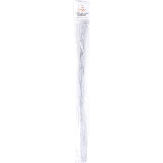E-shop Květinové drátky bílé 50ks 40cm