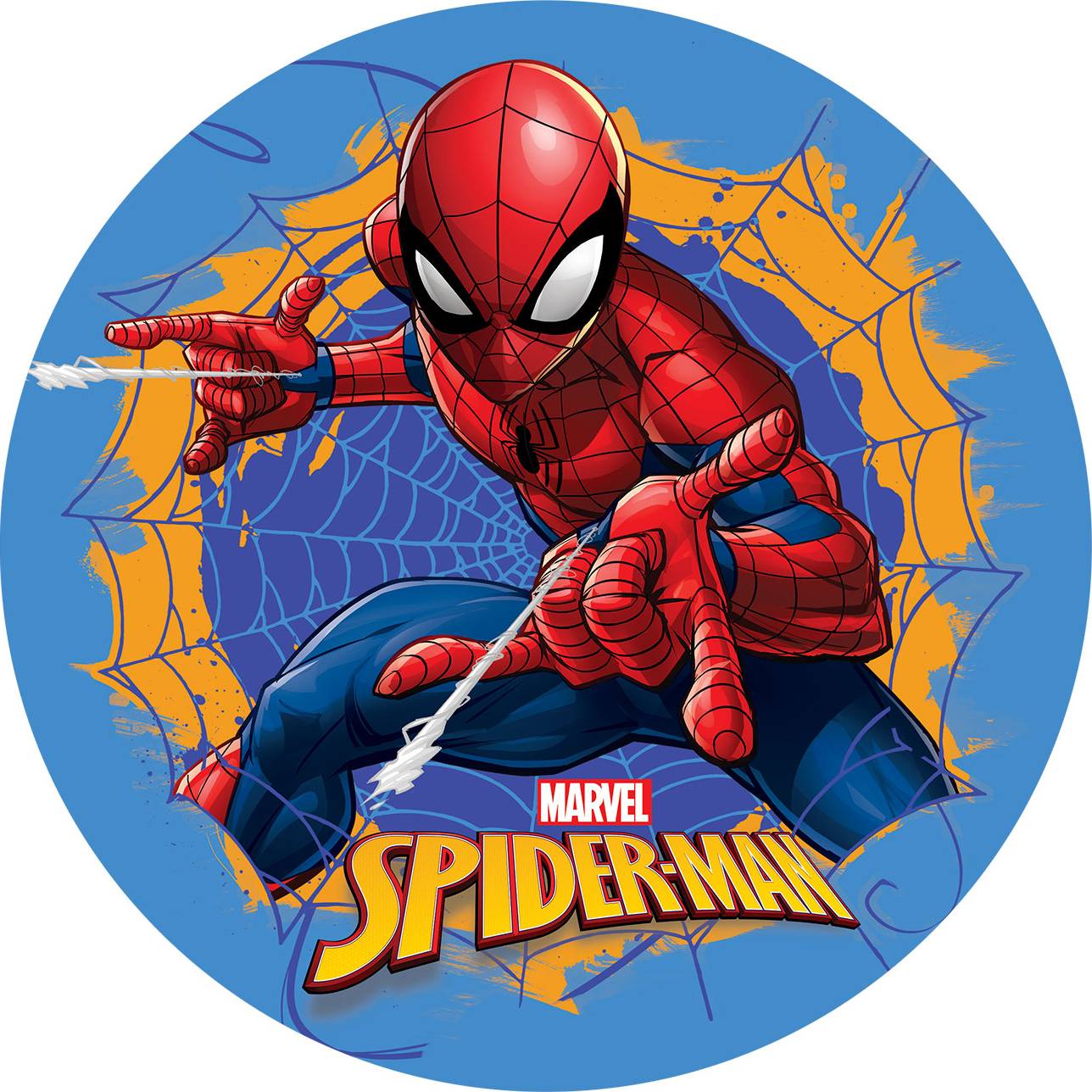 E-shop Jedlý papír Spiderman v pavučině 20cm