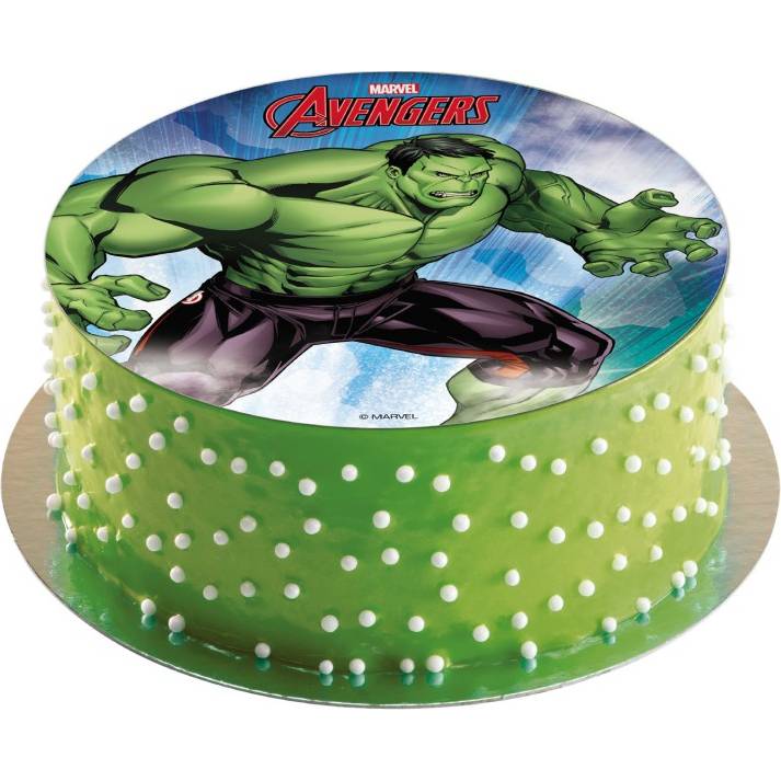 E-shop Jedlý papír na dort Hulk 20cm