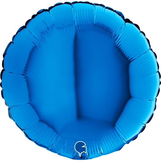 E-shop Nafukovací balónek kulatý 46cm tmavě modrý