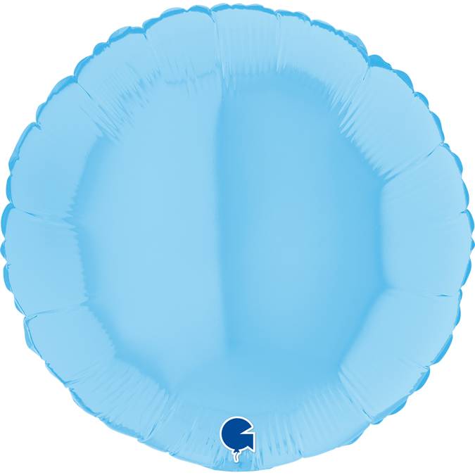 E-shop Nafukovací balónek kulatý 46cm světle modrý