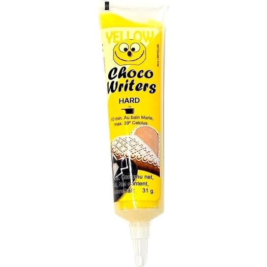 E-shop Čokoládová poleva v tubě na psaní Tasty Me (32 g) Yellow