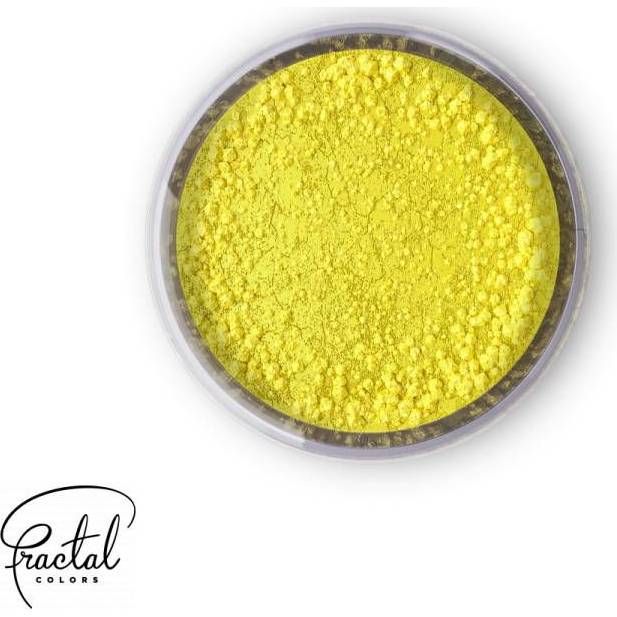 E-shop Jedlá prachová barva Fractal - Lemon Yellow (3 g)